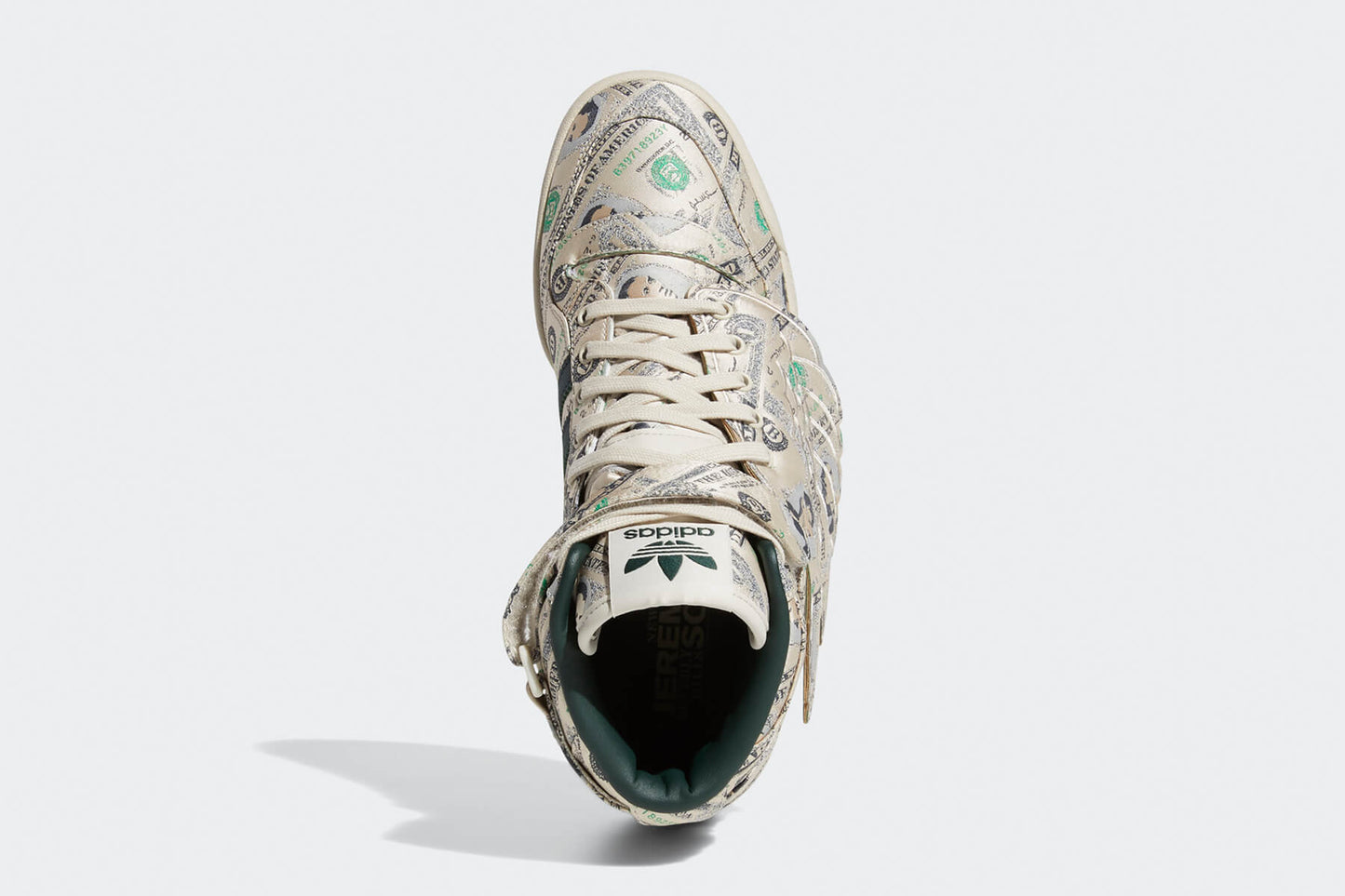 Adidas Originals x Jeremy Scott Forum Wings Hi Money - Bliss/Green Night