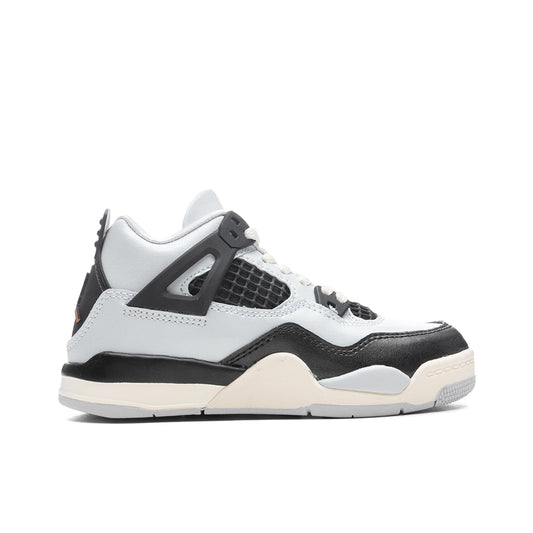 Air Jordan 4 Retro (PS) - Pure Platinum/Metallic Gold/Black/Sail