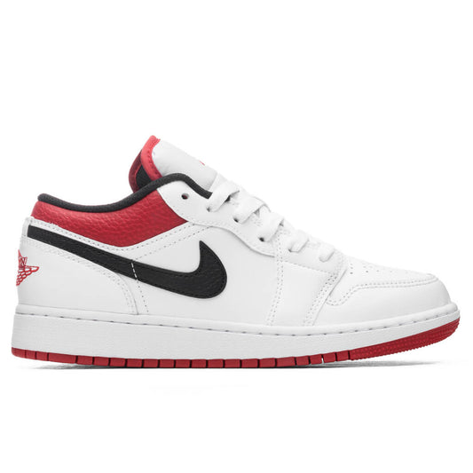 Air Jordan 1 Low (GS) - White/Gym Red