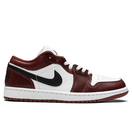 Air Jordan 1 Low SE - White/Black/Dark Pony