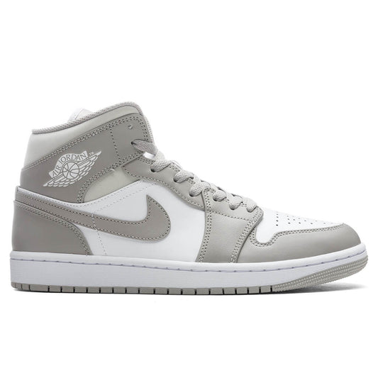 Air Jordan 1 Mid - College Grey/Light Bone/White