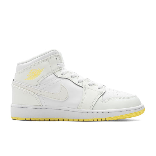 Air Jordan 1 Mid (GS) - Sail/Light Laser Orange/White