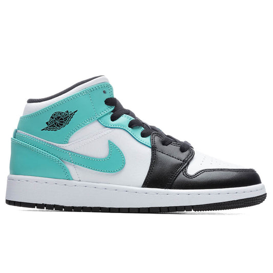 Air Jordan 1 Mid (GS) - White/Tropical Twist