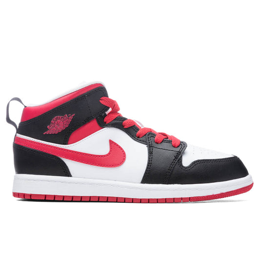 Air Jordan 1 Mid (PS) - Black/Very Berry