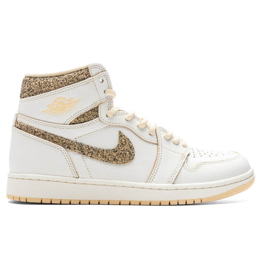 Air Jordan 1 Retro High OG Craft Vibrations of Naija - Sail/Pale Vanilla/Black