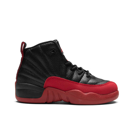 Air Jordan 12 Retro 'Flu Game' (PS) - Black/Varsity Red