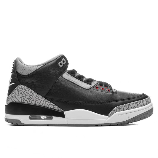 Air Jordan 3 Retro 'Black Cement' - Black/Fire Red/Cement Grey/Summit White