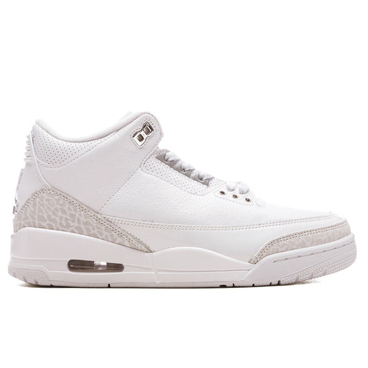 Air Jordan 3 Retro 'Pure Money' - White/Metallic Silver