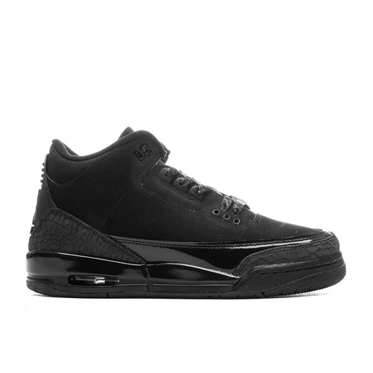Air Jordan 3 Retro 'Black Cat' (GS) - Black/Dark Charcoal/White