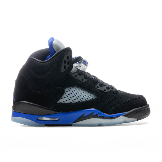 Air Jordan 5 Retro (GS) "Racer Blue" - Black/Reflect Silver