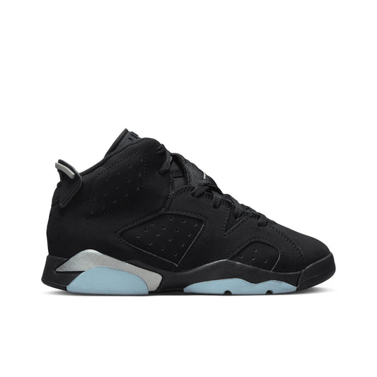 Air Jordan 6 Retro (PS) - Black/Metallic Silver/Black