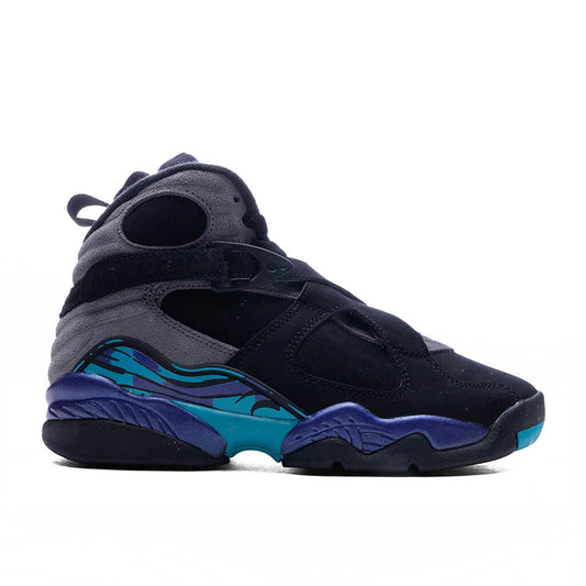 Air Jordan 8 Retro 'Aqua' (GS) - Black/Multi Color