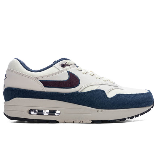 Air Max 1 - Coconut Milk/Burgundy Crush/Armory Navy
