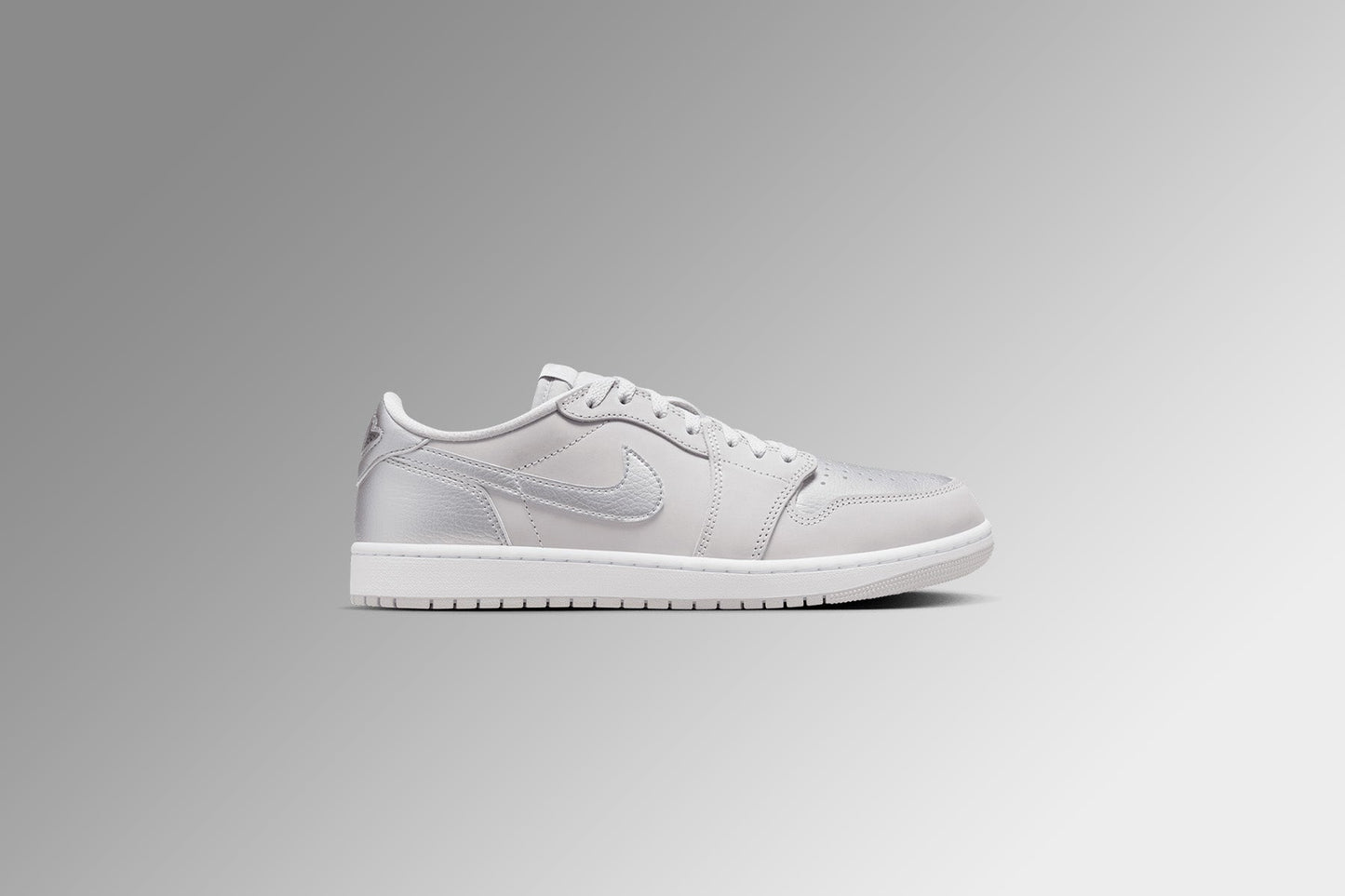 Air Jordan 1 Low OG 'Metallic Silver' (GS) - Neutral Grey/Metallic Silver/White