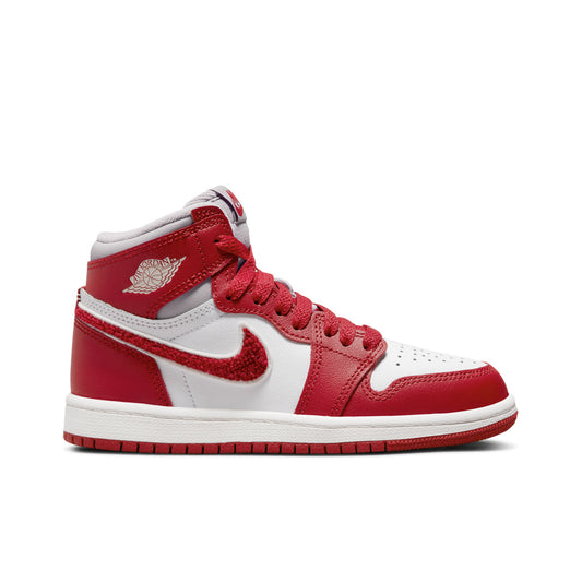Air Jordan 1 Retro High OG (PS) - Light Iron Ore/Varsity Red/Sail