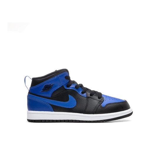 Air Jordan 1 Mid (PS) - Black/Hyper Royal