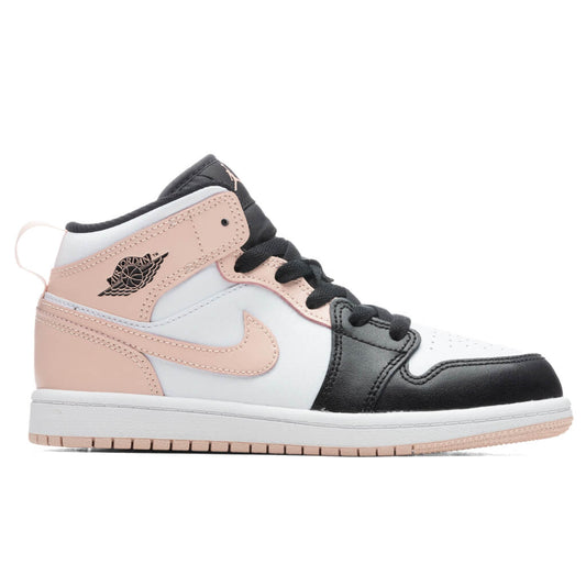 Air Jordan 1 Mid (PS) - White/Arctic Orange