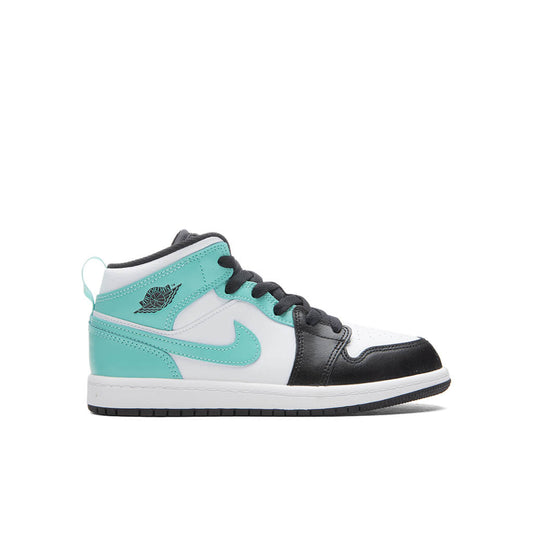 Air Jordan 1 Mid (PS) - White/Tropical Twist