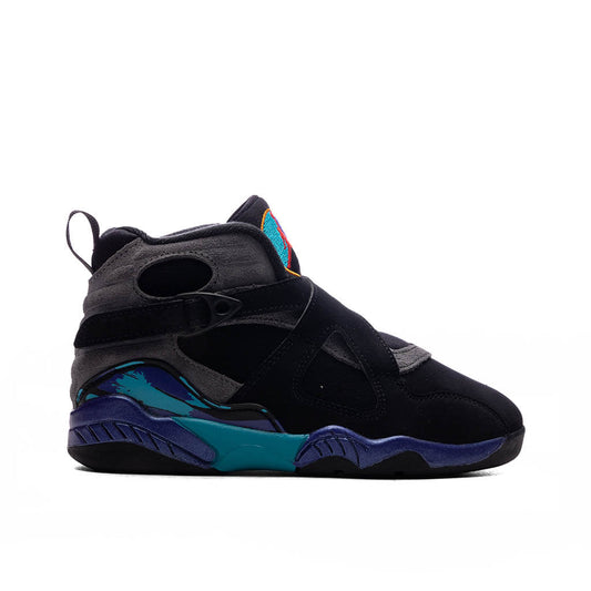 Air Jordan 8 Retro 'Aqua' (PS) - Black/Multi Color