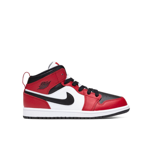 Air Jordan 1 Mid (PS) - Black/Gym Red