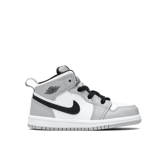 Air Jordan 1 Mid (TD) - Light Smoke Grey/Black/White