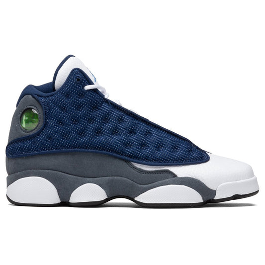 Air Jordan 13 Retro (GS) "Flint Grey" - Navy/University Blue