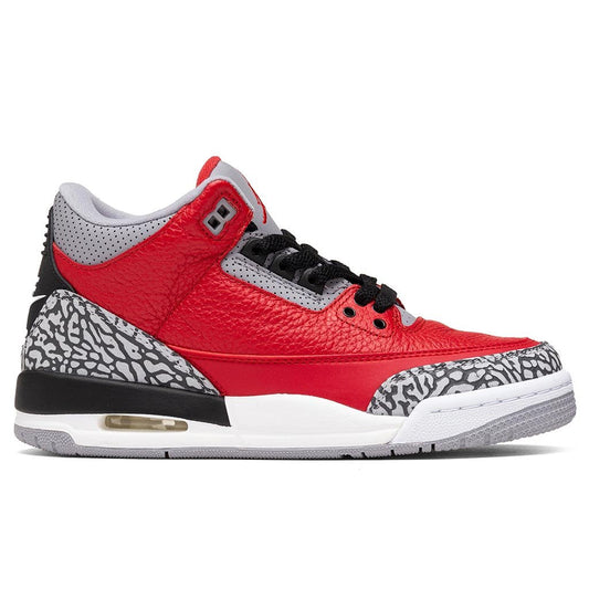 Air Jordan 3 Retro SE (GS) Fire Red - Fire Red/Cement Grey/Black
