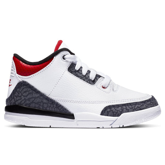 Air Jordan 3 Retro SE (PS) "Denim" - White/Black
