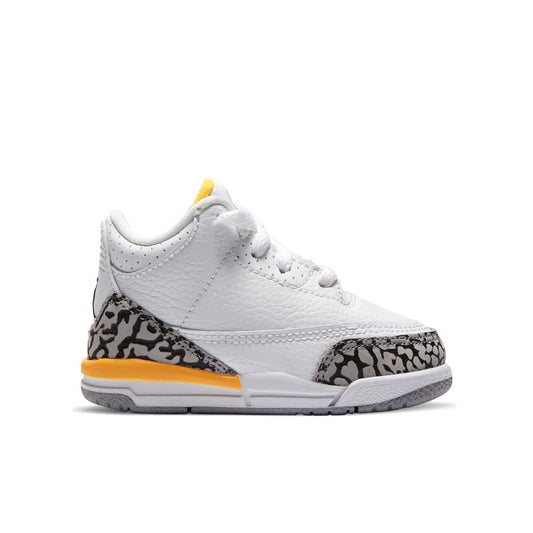 Air Jordan 3 Retro (TD) "Laser Orange" - White/Black