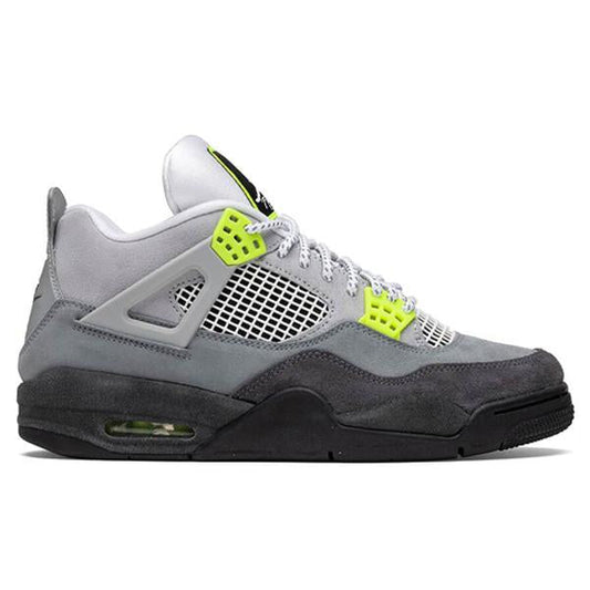 Air Jordan 4 Retro "Neon"- Cool Grey/Volt/Wolf Grey/Anthracite