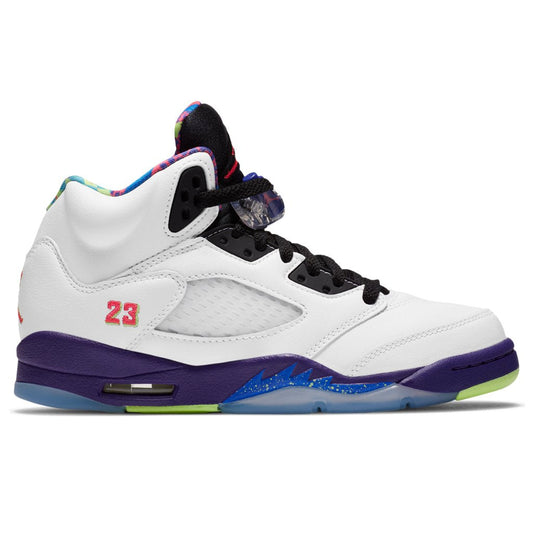 Air Jordan 5 Retro (GS) "Alternate Bel-Air" - White/Ghost Green