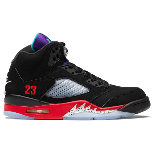 Air Jordan 5 Retro "Top 3" - Black/New Emerald/Fire Red/Grape Ice