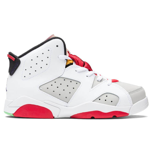 Air Jordan 6 Retro (PS) "Hare" - Neutral Grey/Black/White/True Red