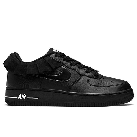 Air Force 1 LV8 Ruffle QS (GS) - Black/Black/White